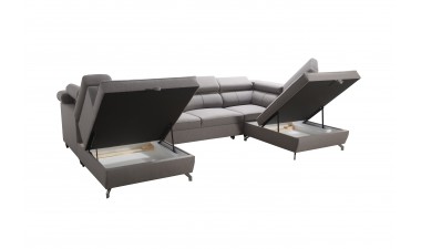corner-sofa-beds - Veneto X Malia Pacific/Calgary Cool White corner-sofa-beds - Veneto X Malia Pacific/Calgary Cool White - 2