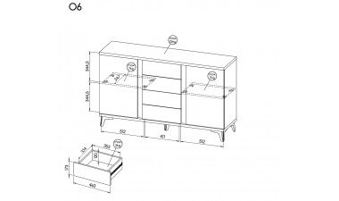 chest-of-drawers - Sofia O6 - 2