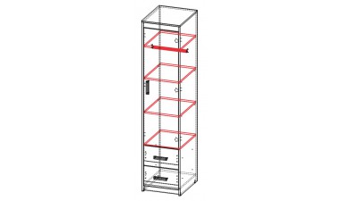 furniture-shop - Oliver U2 Wardrobe - 2