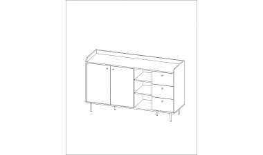 chest-of-drawers - Porto K2D3SZ - 5