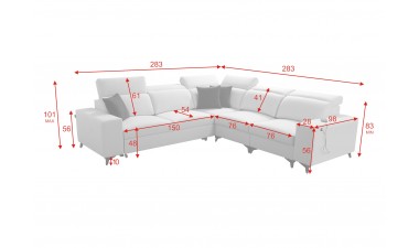 corner-sofa-beds - Bartone III Mix - 12