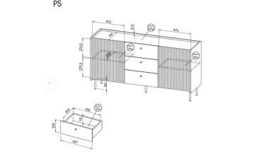 chest-of-drawers - Arianna Chest of drawers - 5