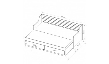 lozka-dzieciece-i-mlodziezowe - Szymon Łóżko z Szufladami - 7
