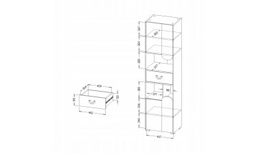 kids-and-teens-bookcase - Matini Bookcase Ca3 - 7