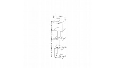 kids-and-teens-bookcase - Matini Bookshelf Ca5 - 7