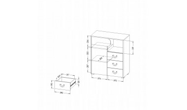 kids-and-teens-chest-of-drawers - Matini Chest of Drawers Ca6 kids-and-teens-chest-of-drawers - Matini Chest of Drawers Ca6 - 7