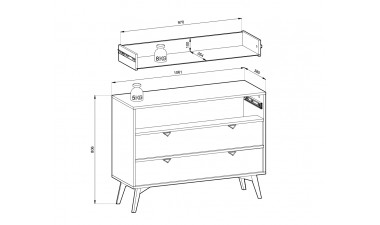 komody - Komo Komoda KSZ106 - 19