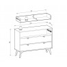Komo Chest of Drawers KSZ106 - 19