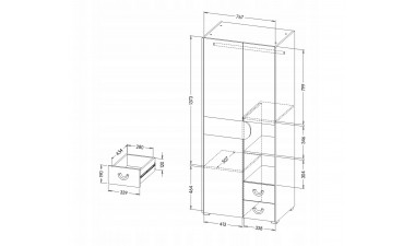 wardrobes - Borneo CA1 - 3