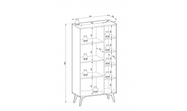 bookcases - Komo Cabinet 80 - 19