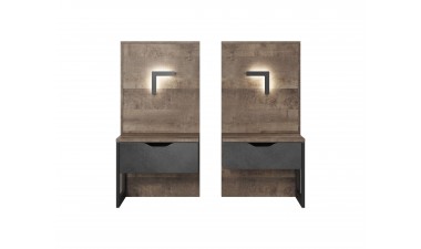 chest-of-drawers - Romeo Bedside Tables chest-of-drawers - Romeo Bedside Tables - 2