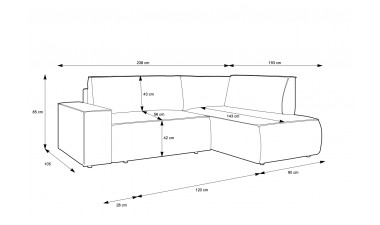 corner-sofa-beds - Masta I Corner Sofa Bed - 5