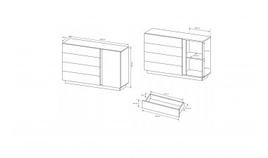 sklep-meblowy - Soro Komoda 138 sklep-meblowy - Soro Komoda 138 - 7