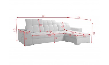 corner-sofa-beds - Pagano I Corner Sofa Bed Quick Delivery - 9