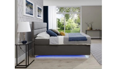 beds-and-mattresses - Amare Bed with Led Lights beds-and-mattresses - Amare Bed with Led Lights - 4