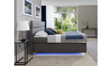 beds-and-mattresses - Amare Bed with Led Lights - 4