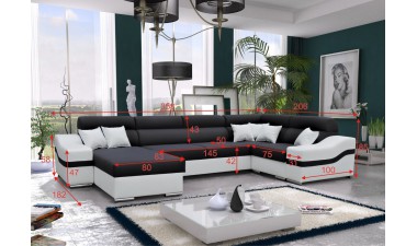 Barcelona Corner Sofa Bed