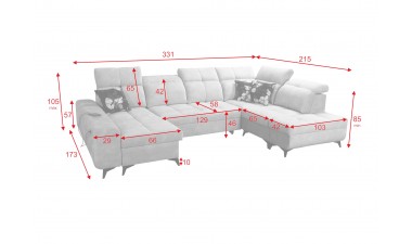 corner-sofa-beds - Golden VI Corner Sofa Bed - 14