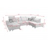 Golden VI Corner Sofa Bed - 14