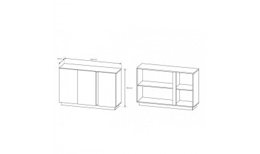 chest-of-drawers - Everest White - Chest Of Drawers 138 - 6