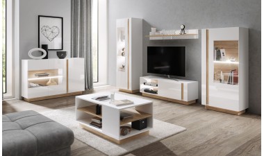 tv-units - Everest White – RTV Cabinet 138 - 4