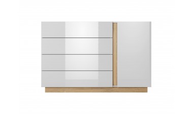 chest-of-drawers - Everest White – Chest Of Drawers 138 2DRS