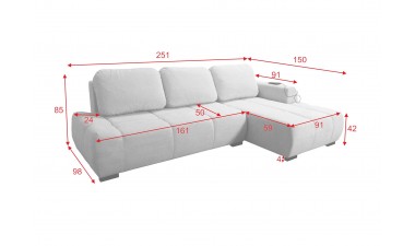 corner-sofa-beds - Fresco Corner Sofa Bed - 14