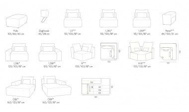 corner-sofas - Cardiff Corner Sofa U Shape - 15