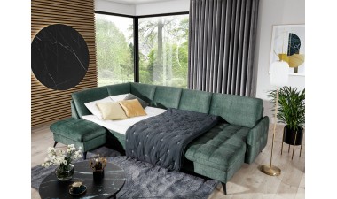corner-sofa-beds - Luna Corner Sofa Bed U Shape