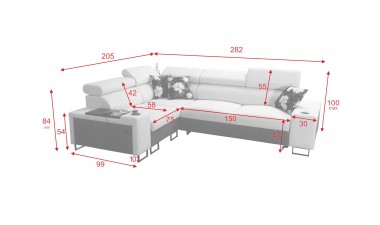 corner-sofa-beds - Melody II Corner Sofa Bed - 14