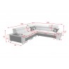 Melody III Corner Sofa Bed - 12