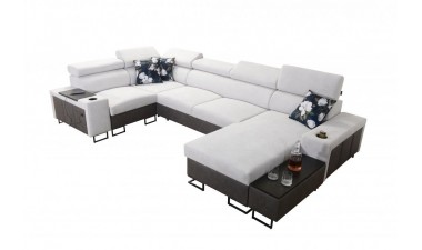 corner-sofa-beds - Melody IV MAXI Corner Sofa Bed U Shape - 15