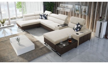 corner-sofa-beds - Melody V Corner Sofa Bed U Shape - 3