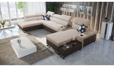 corner-sofa-beds - Melody V Corner Sofa Bed U Shape - 5