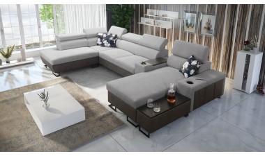 corner-sofa-beds - Melody V Corner Sofa Bed U Shape - 9