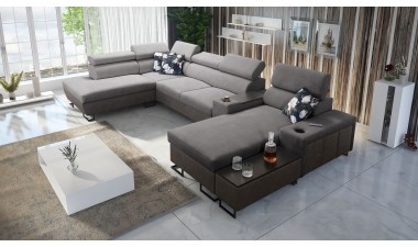 corner-sofa-beds - Melody V Corner Sofa Bed U Shape - 10