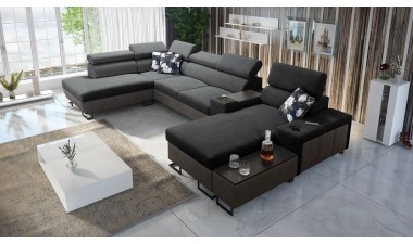 corner-sofa-beds - Melody V Corner Sofa Bed U Shape - 11