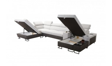 corner-sofa-beds - Melody V Corner Sofa Bed U Shape - 18