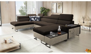 corner-sofa-beds - Melody VI Corner Sofa Bed U Shape - 6