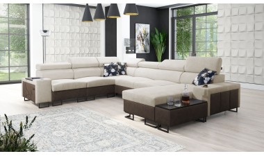 corner-sofa-beds - Melody VIII Corner Sofa Bed U Shape - 3