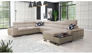 corner-sofa-beds - Melody VIII Corner Sofa Bed U Shape - 5