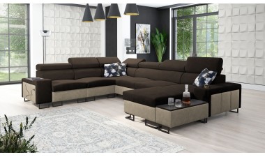 corner-sofa-beds - Melody VIII Corner Sofa Bed U Shape - 6