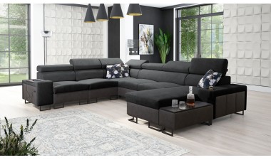 corner-sofa-beds - Melody VIII Corner Sofa Bed U Shape - 10