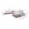 Melody X Corner Sofa Bed - 22