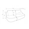 Megan Sofa z Funkcja Spania - 10