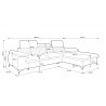 Bardi Corner Sofa Bed - 6