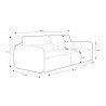Ewa Sofa z Funkcja Spania - 13