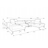 Davines U2 Corner Sofa Bed - 12