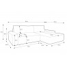 Kemon Corner Sofa Bed - 11
