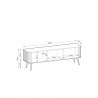 Rimini Stolik RTV 168 - 9